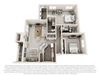 The Lakehouse Apartments Floor Plan 2x2 The Loch House